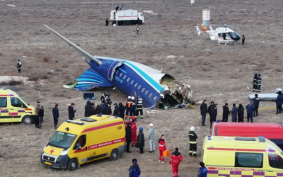 Sistema de defensa Ruso derriba el avión de Azerbaijan Airlines